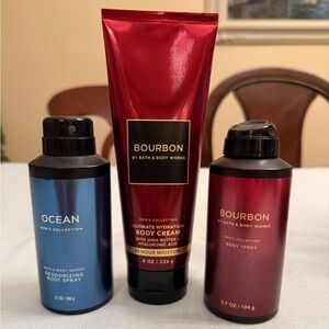 Bath & Body Works Bourbon & Ocean Men’s Fragrance Set